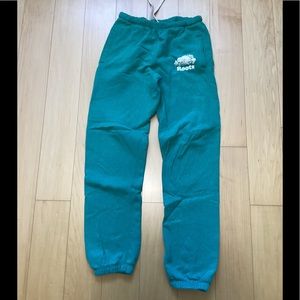 Teal roots sweatpants
